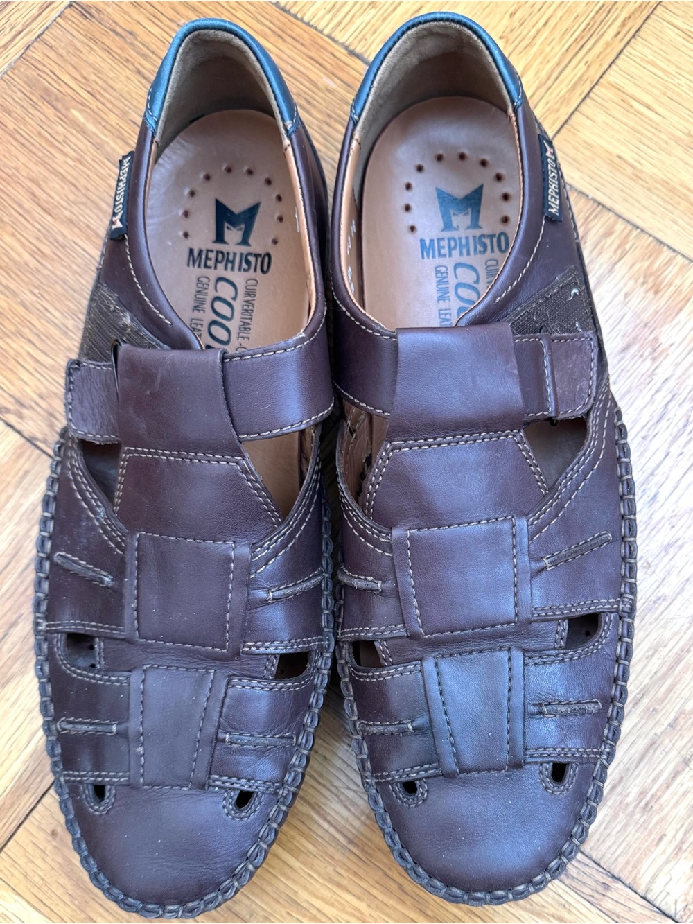 Mephisto Men’s Brown Leather Slip On Ivano Loafers